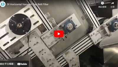 DI Horizontal Vacuum Tray Belt Filter