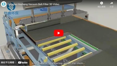 Qingdao Hesheng Vacuum Belt Filter 3D Video